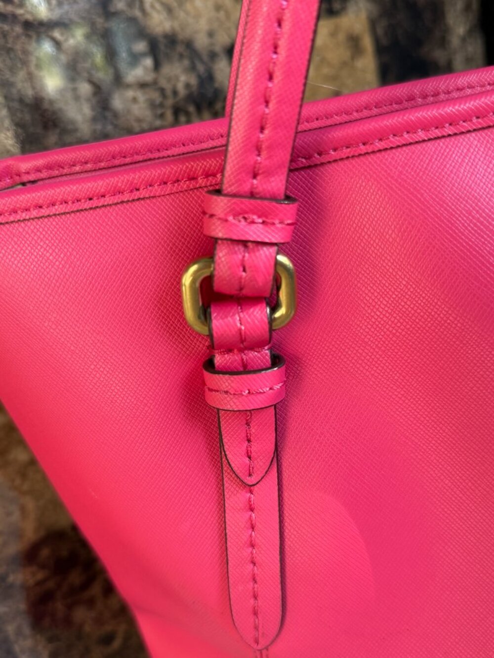 Vintage Coach Legacy (2000s) Peyton Saffiano Leather Zip Top Tote - Like New - Picture 2 of 7